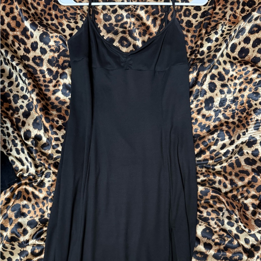 Black Maxi urban outfitters dress